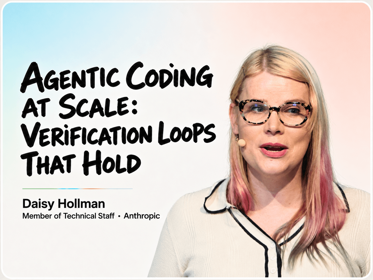 Agentic Coding at Scale: Verification Loops That Hold cover